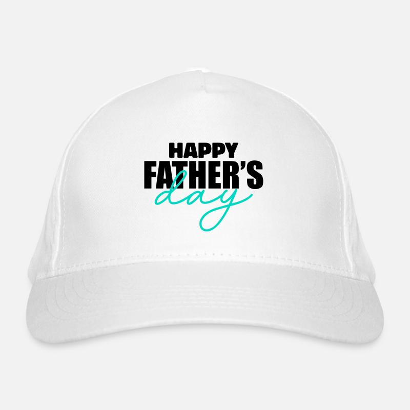 Happy Fathers Day Organic Baseball Cap