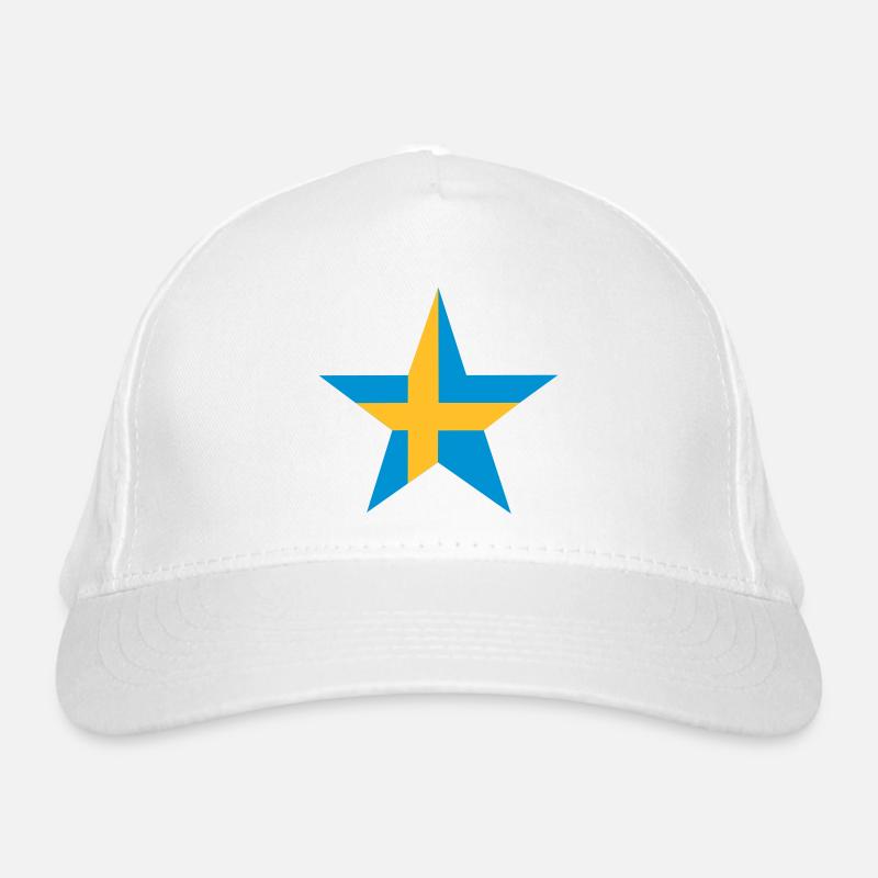 Swedish star Organic Baseball Cap