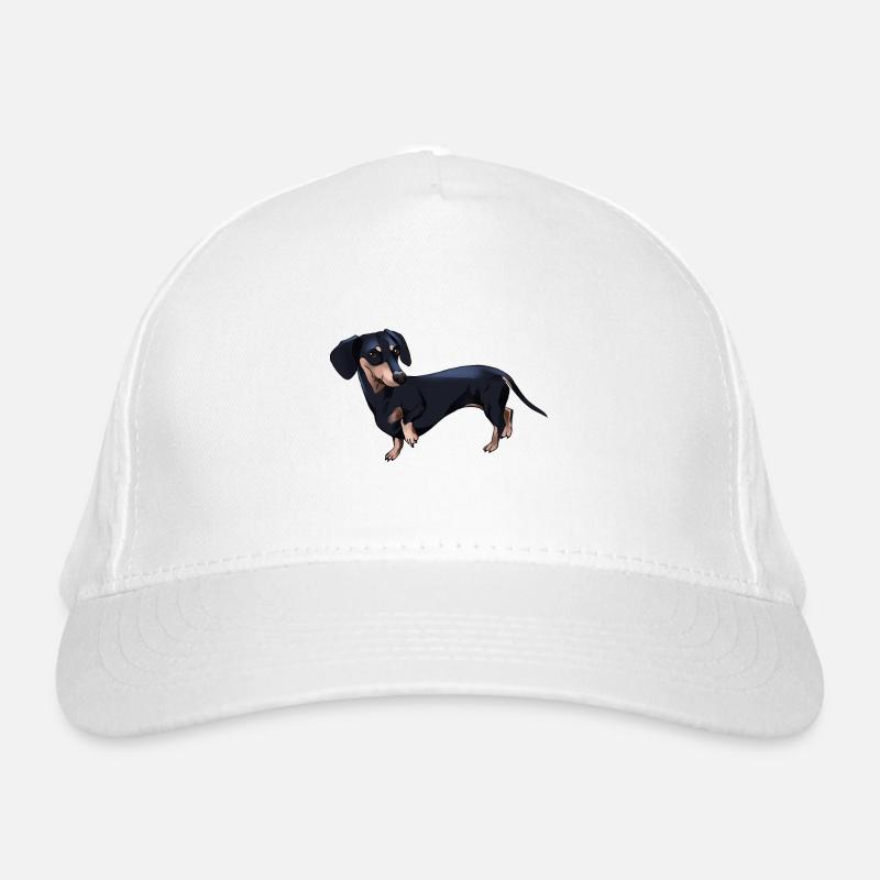 Teckel comique Casquette classique bio