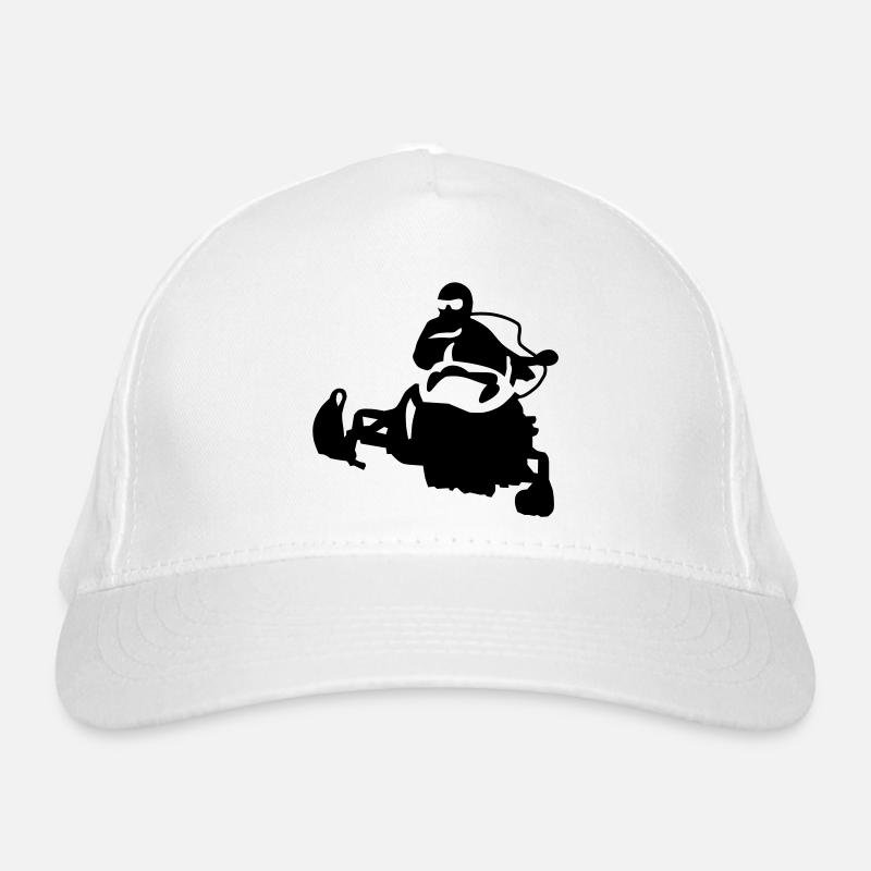 snowmobile_1 Organic Baseball Cap