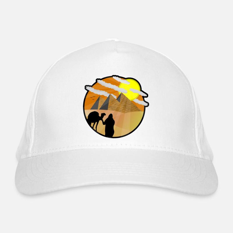 Egypt Egypt Pyramides vacances le Caire Idée cadeau Casquette classique bio