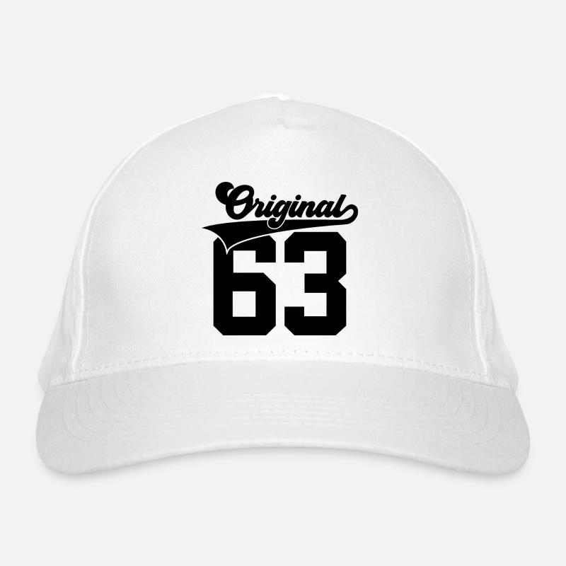 63E ANNIVERSAIRE 1963 ORIGINAL 63 Casquette classique bio