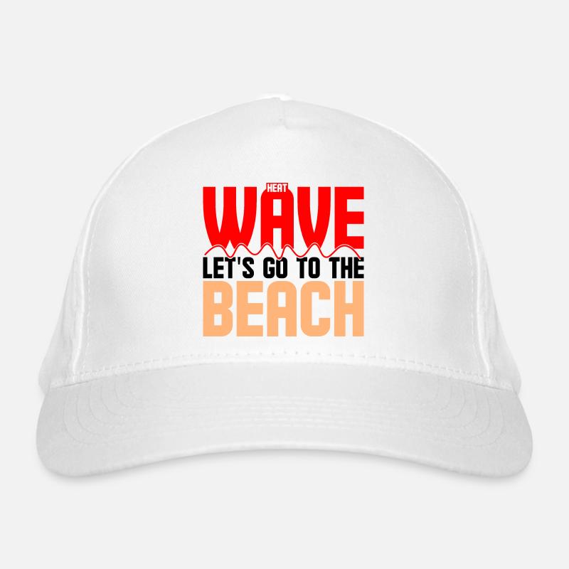 vague de chaleur allons à la plage Casquette classique bio
