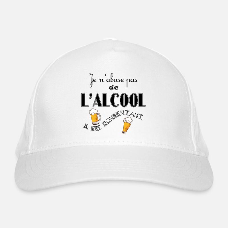 N'abuser pas de l'Alcool Casquette classique bio