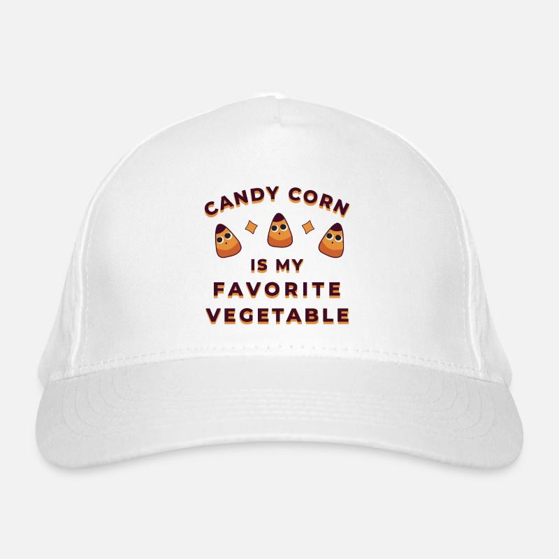 Candy Corn Halloween Organic Baseball Cap
