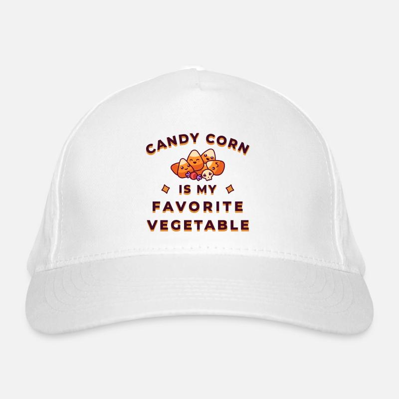 Candy Corn Halloween Organic Baseball Cap