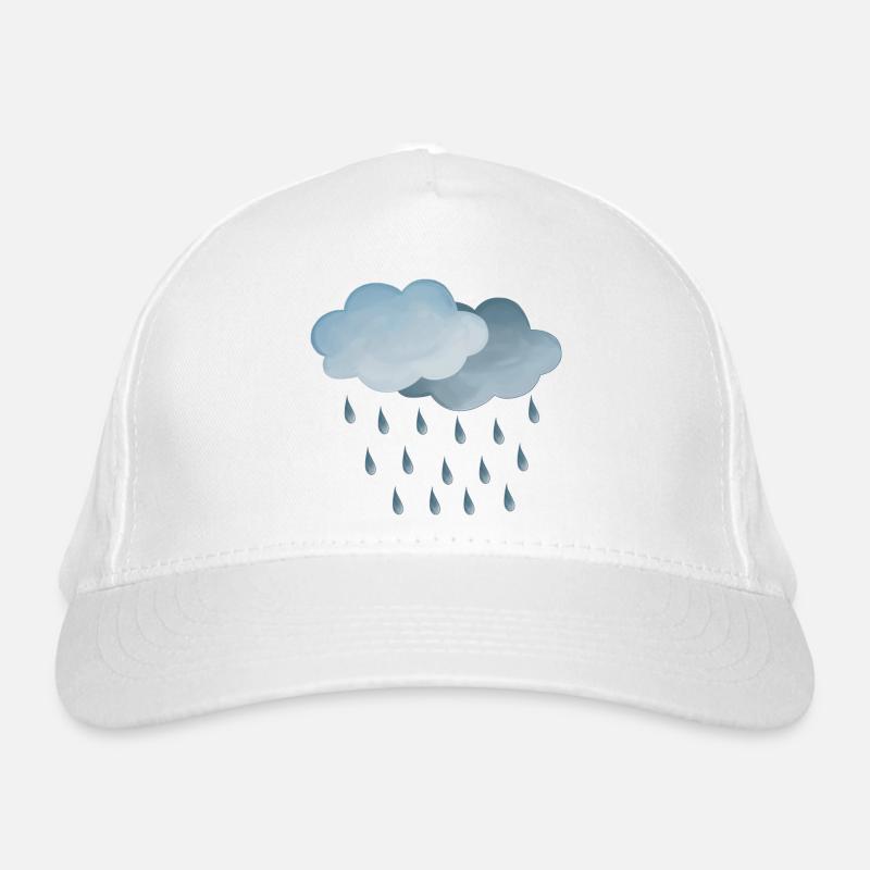 Weather Rain-Clouds Symbol Organic Baseball Cap
