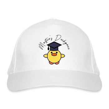 Master`s Duckgree Degree - Bio-Baseballkappe - Weiß - Vorne