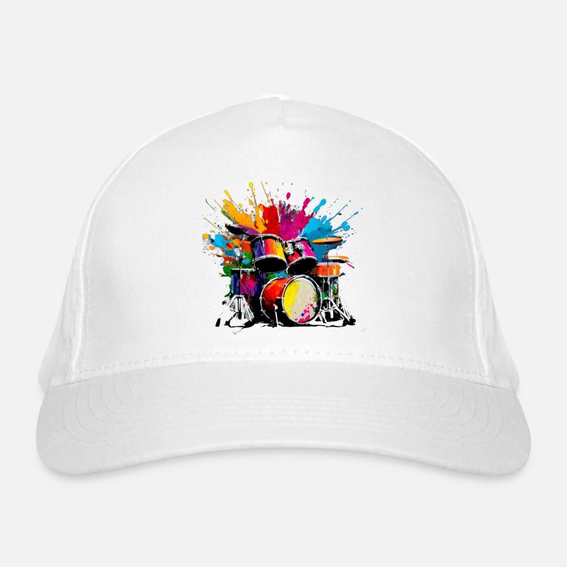 Colorful percussion Organic Baseball Cap