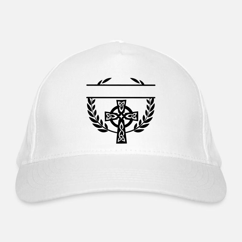 Monogramme croisé celtique Casquette classique bio