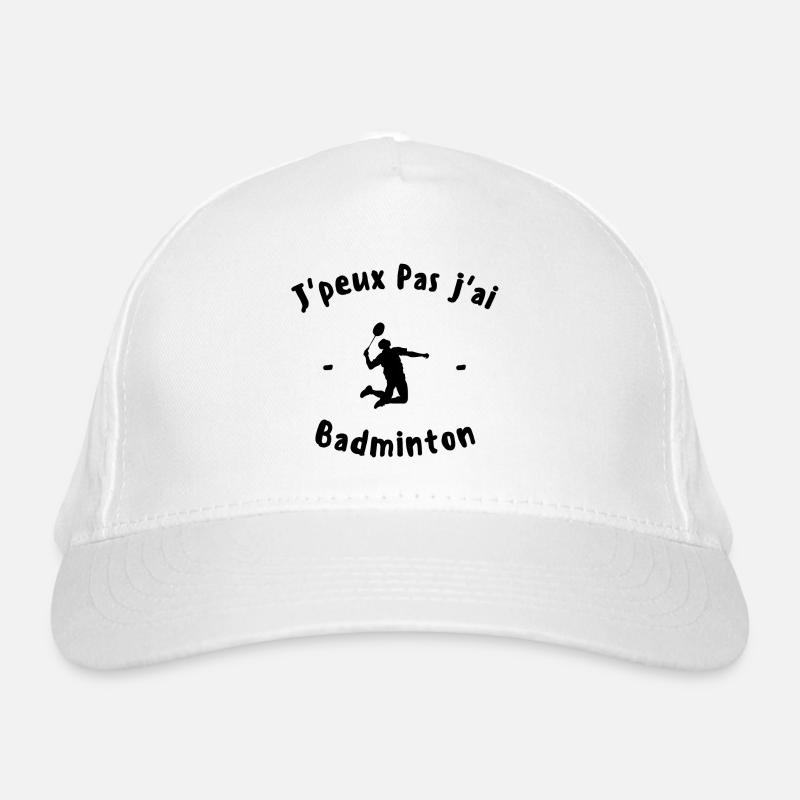J Peux pas j ai Badminton Casquette classique bio