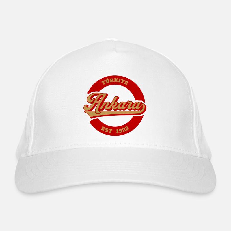 Ankara Vintage Logo Est 1923 Organic Baseball Cap
