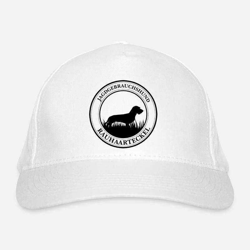 Rauhaarteckel Jagdgebrauchshund Hunde Wilsigns Bio-Baseballkappe