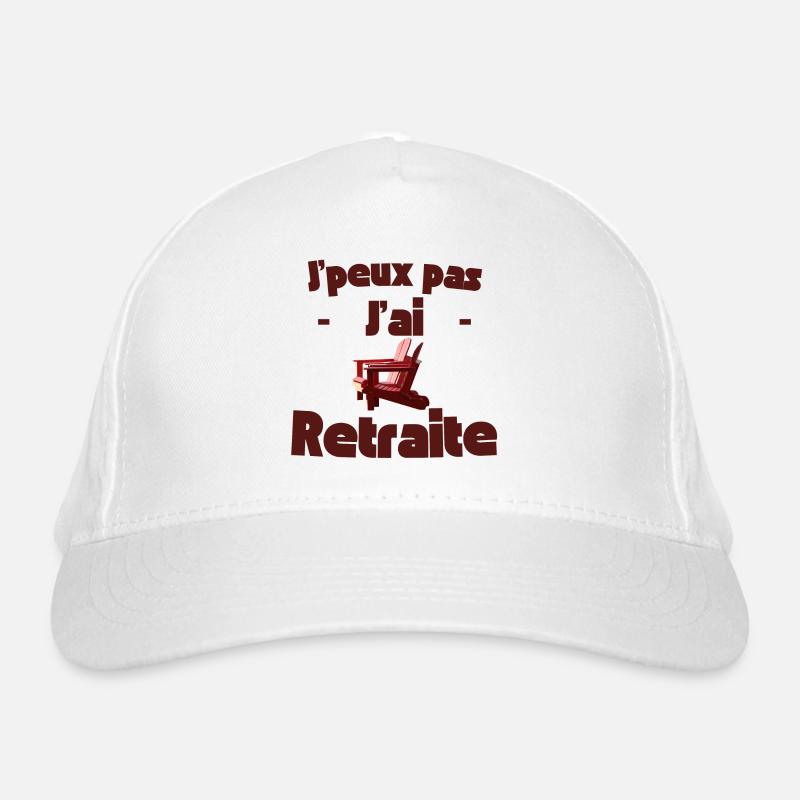 J'peux pas j'ai Retraite Casquette classique bio