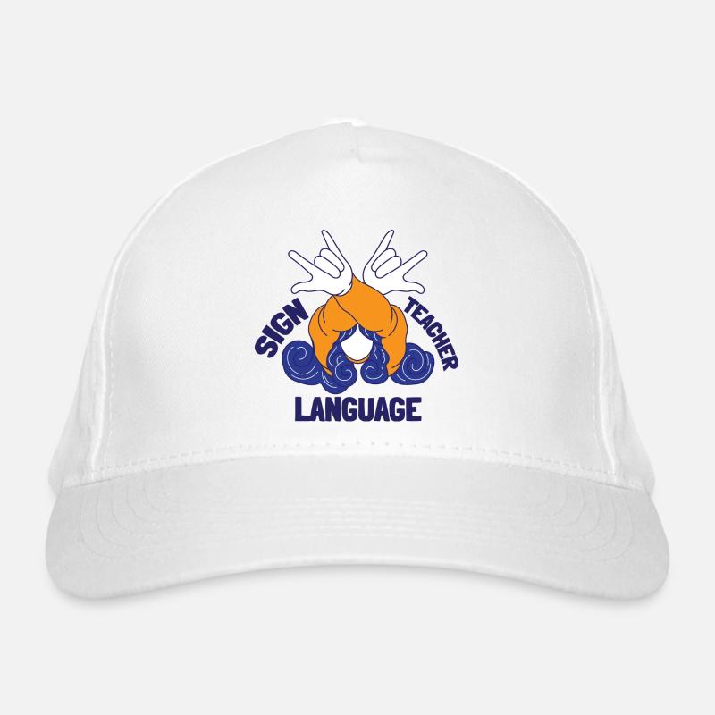 Professeur de langue des signes – Gebärdensprache Lehrer Casquette classique bio