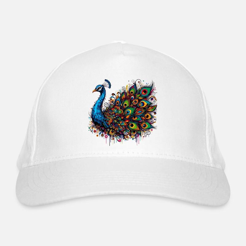 Pfau Bio-Baseballkappe