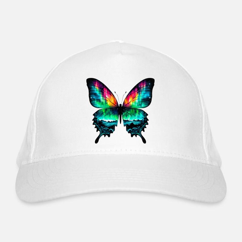 Schmetterling Bio-Baseballkappe