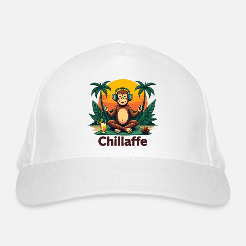 Chillaffe – Zen-Mode on Bio-Baseballkappe