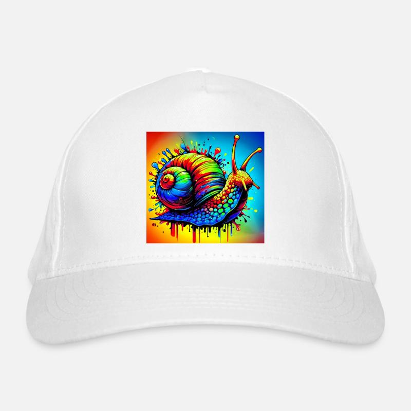 Schnecke Bio-Baseballkappe