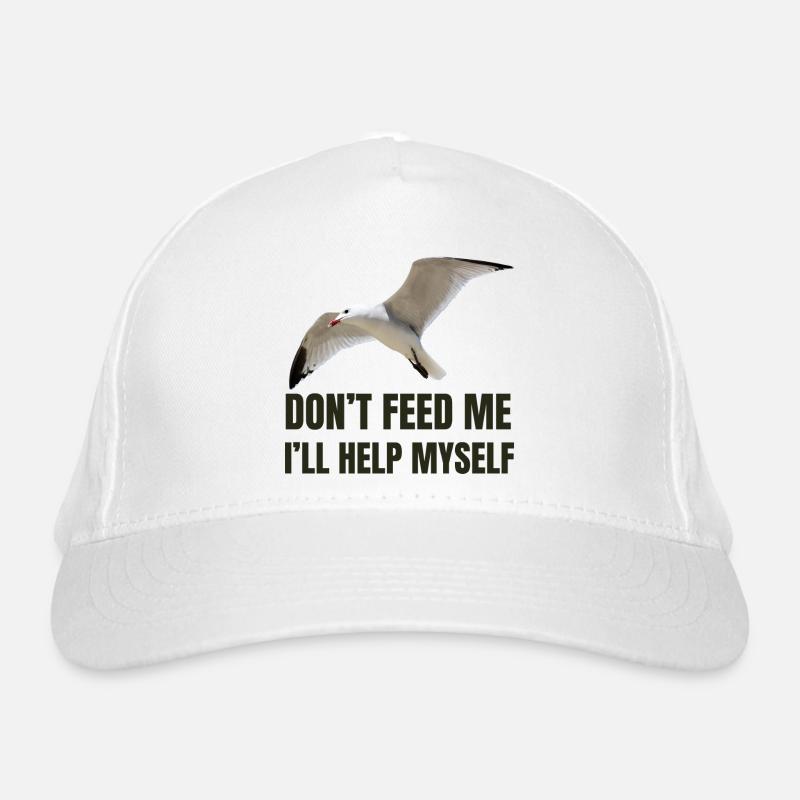 Mouette avec une déclaration audacieuse Casquette classique bio