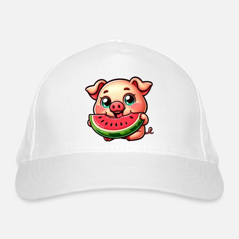 Cochon sucré au melon Vacances d’été Fermier Casquette classique bio