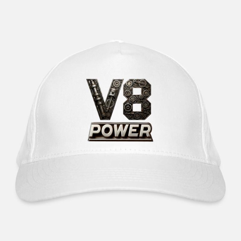 V8-Leistung Bio-Baseballkappe