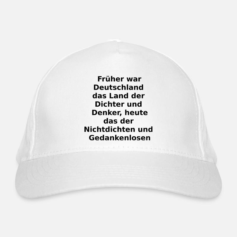 Poet and thinker? Organic Baseball Cap