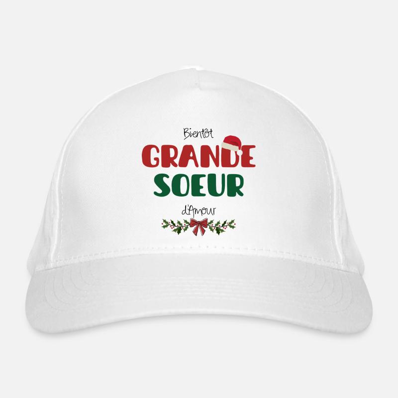 Bald Große Schwester Weihnachten Bio-Baseballkappe