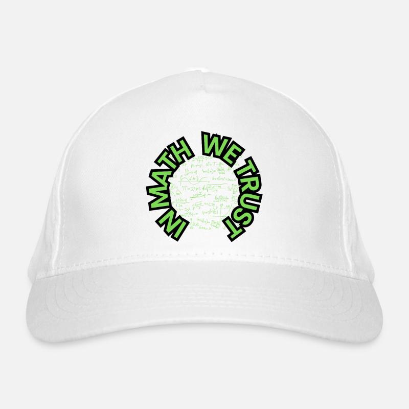In Math We Trust - Mathe - Design Bio-Baseballkappe
