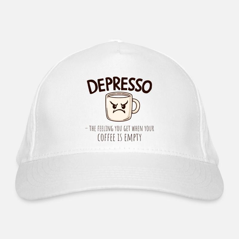 Depresso – Pas de café, pas de vie Casquette classique bio