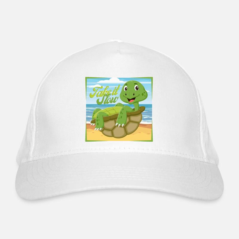 Take it Slow – Chill Turtle Organic Baseball Cap