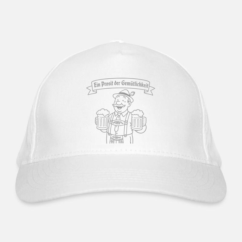 Herr Bier - Ein Prosit der Gemütlichkeit Bio-Baseballkappe