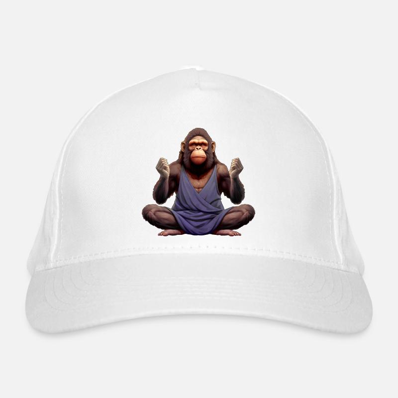 Yoga Monkeys Organic Baseball Cap