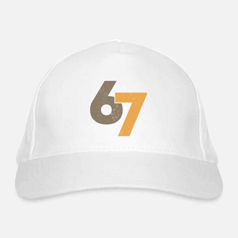 67 dans le style rétro Casquette classique bio