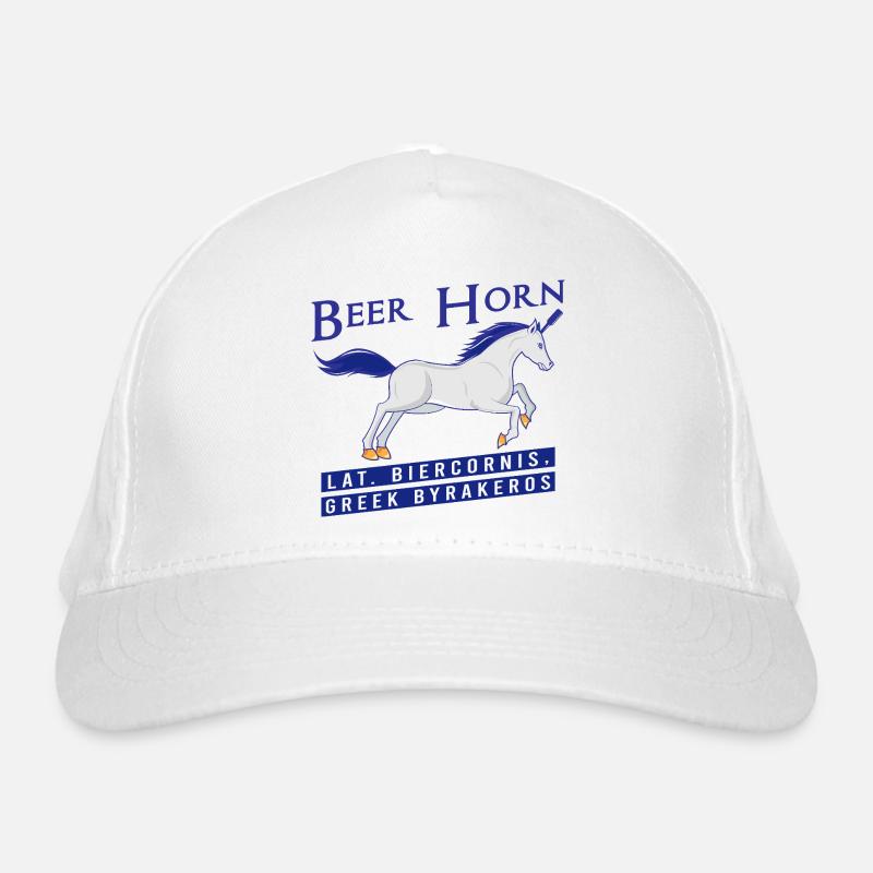 Beer Horn - Licorne de bière Véritables créatures mythiques Casquette classique bio