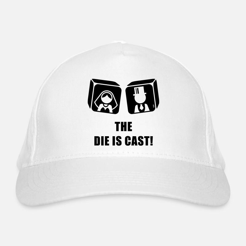 Die Würfel sind gefallen! (Junggesellenabschied – Hochzeitsspiel vorbei, B) Bio-Baseballkappe