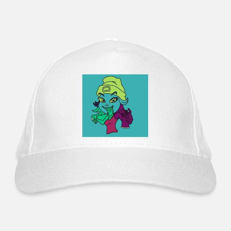 Mascotte graffiti néon Casquette classique bio
