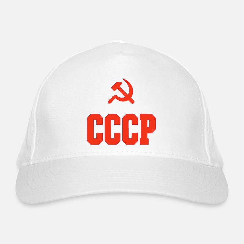 Design CCCP dans le style années 80, chaussettes CCCP Casquette classique bio