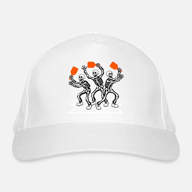 Halloween Pickleball Graphic Organic Baseball Cap