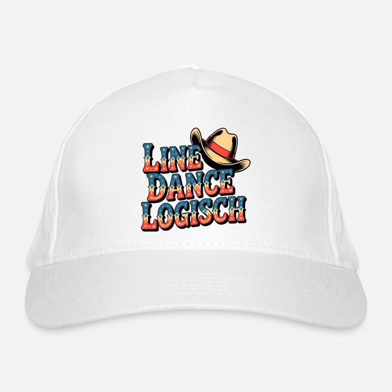 Line Dance Logisch Bio-Baseballkappe