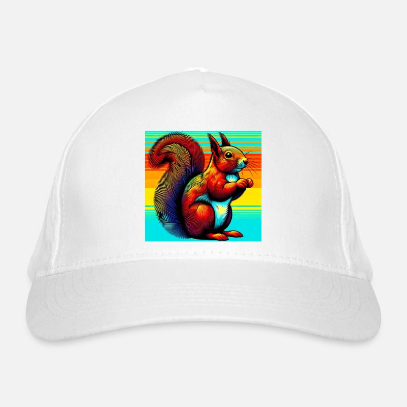 Eichhörnchen Bio-Baseballkappe