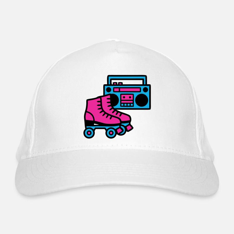 Rollschuhe Boombox 80er Retro Bio-Baseballkappe