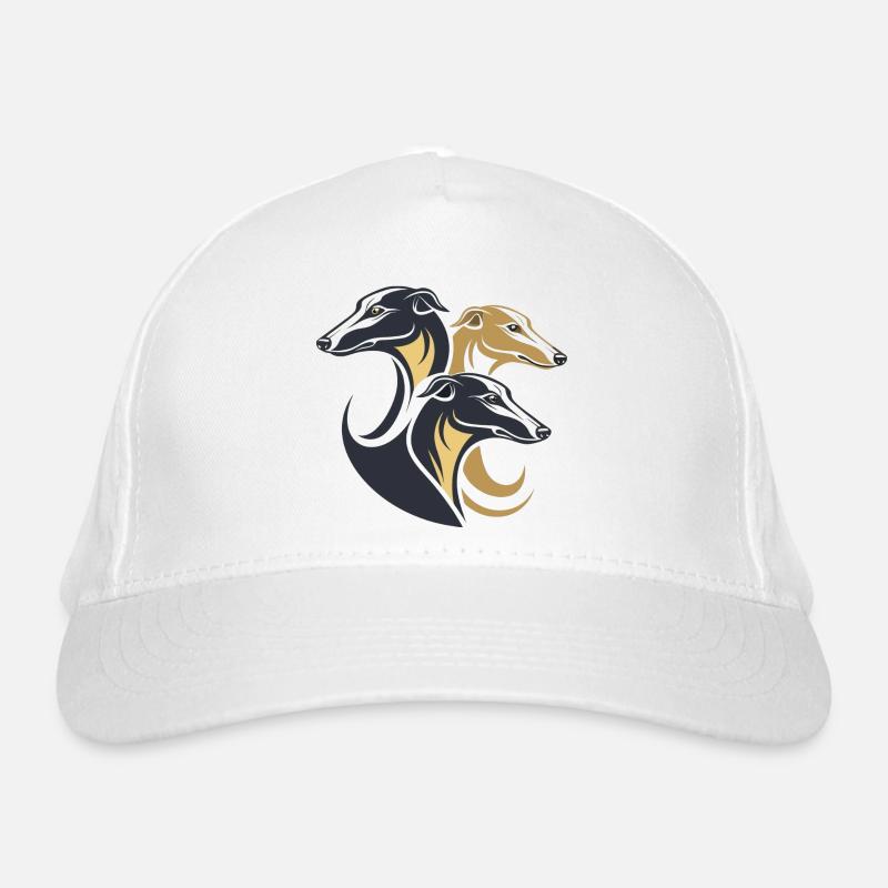 Triple Greyhounds Silhouette Casquette classique bio