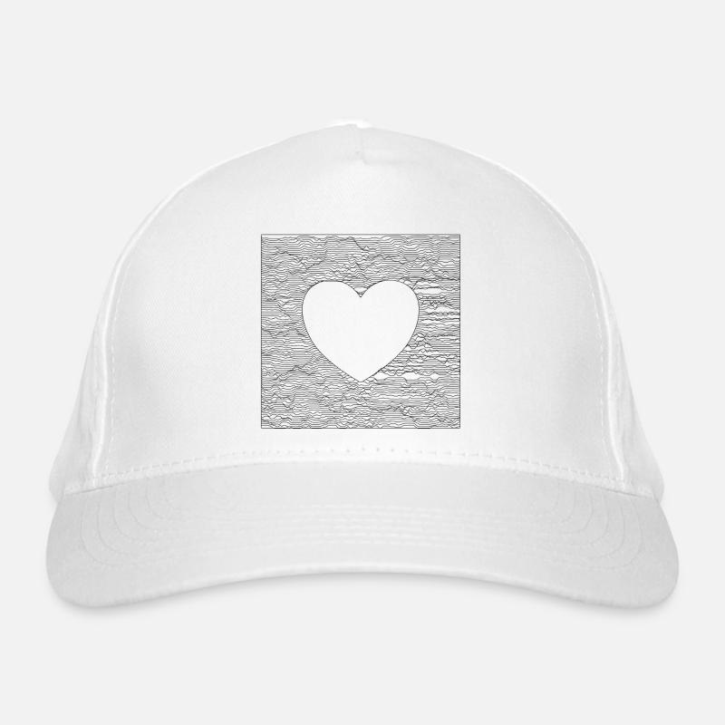 Cœur Tranquille - Noir Casquette classique bio