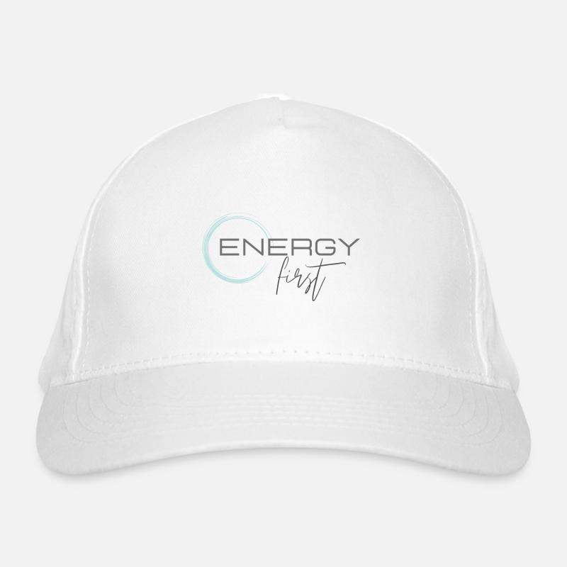 ENERGY first - Bio-Baseballkappe - Weiß