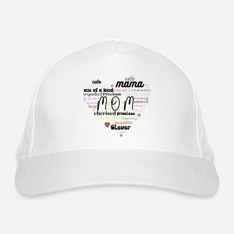 MAMA/MUTTER – eine liebe und wichtige Person in unserem Leben Bio-Baseballkappe