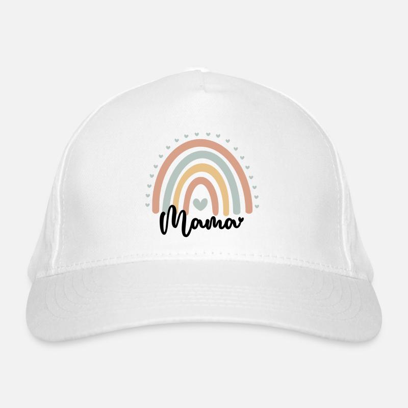 Mama Regenbogen Bio-Baseballkappe