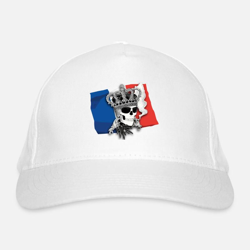 Fanshirt-Frankreich Bio-Baseballkappe