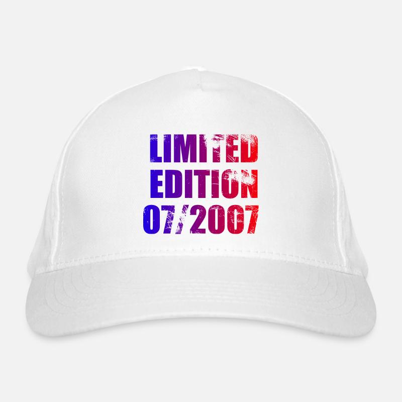 18th Birthday Limited Edition 07/2007 Organic Baseball Cap