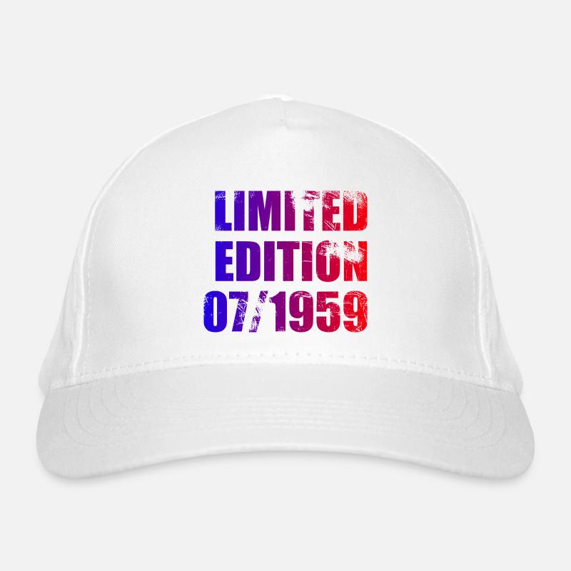 66th Birthday Limited Edition 07/1959 Organic Baseball Cap